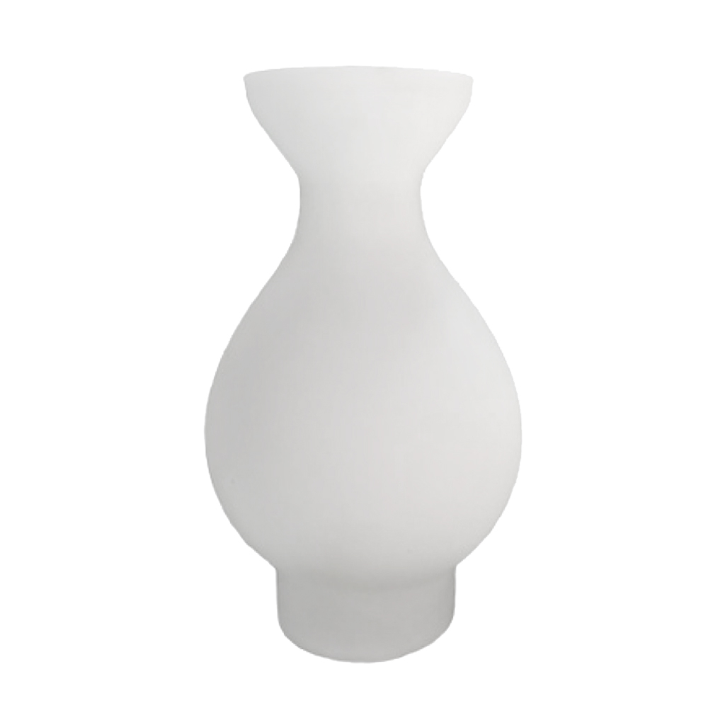 Tubo Panzon - vidrio Opal Satinado 23cm30cm