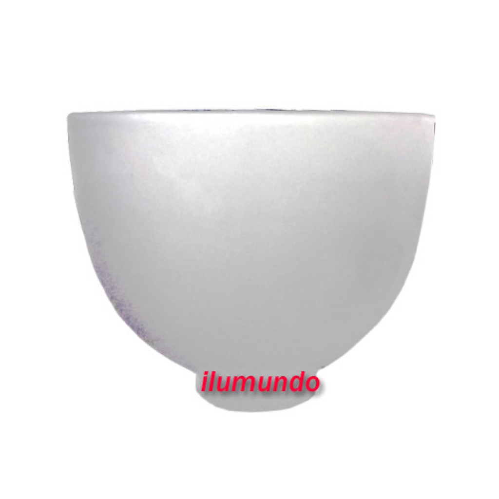 Taza de gas clásica 18 cm vidrio Satinado