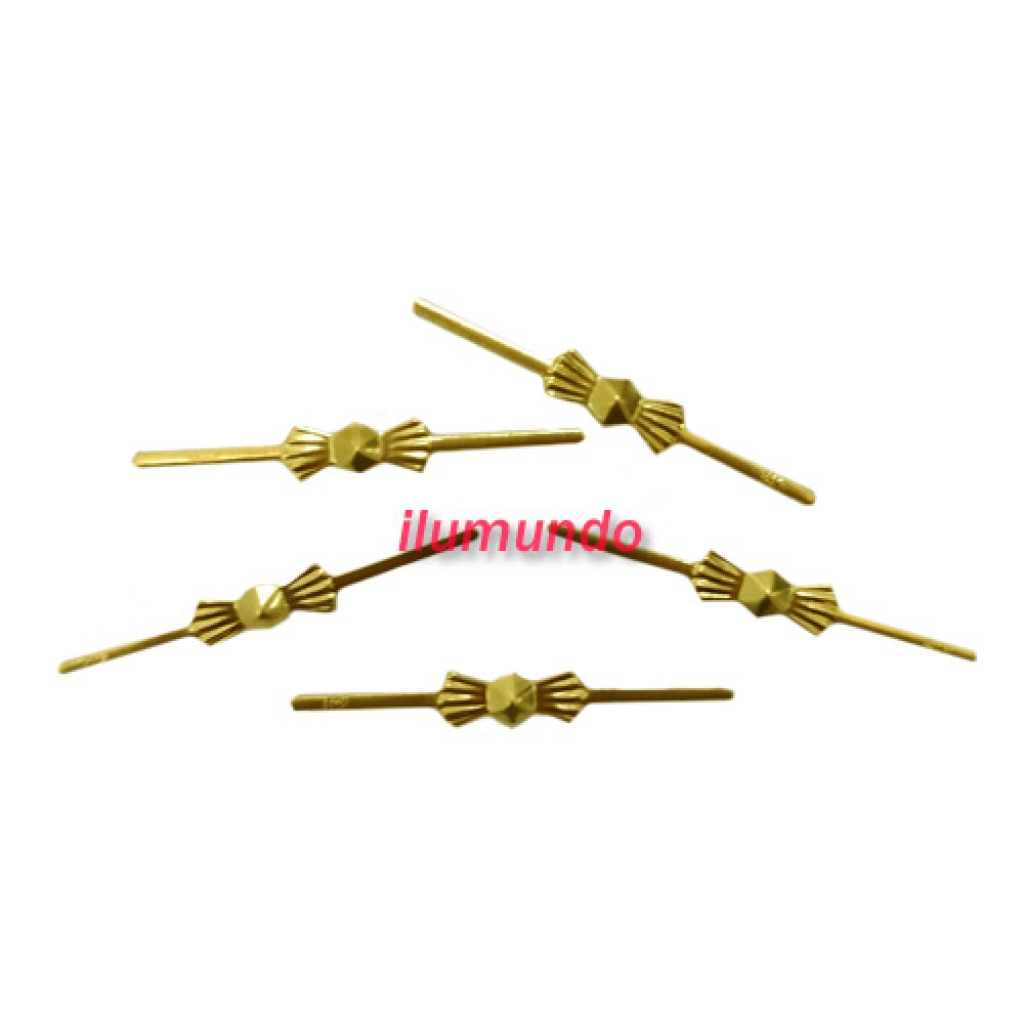 Moños dorados/ plateados x 1KG