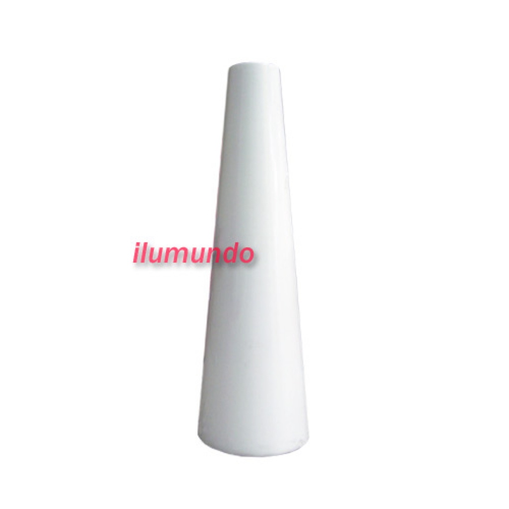 Cono de madera x 25cm Blanco