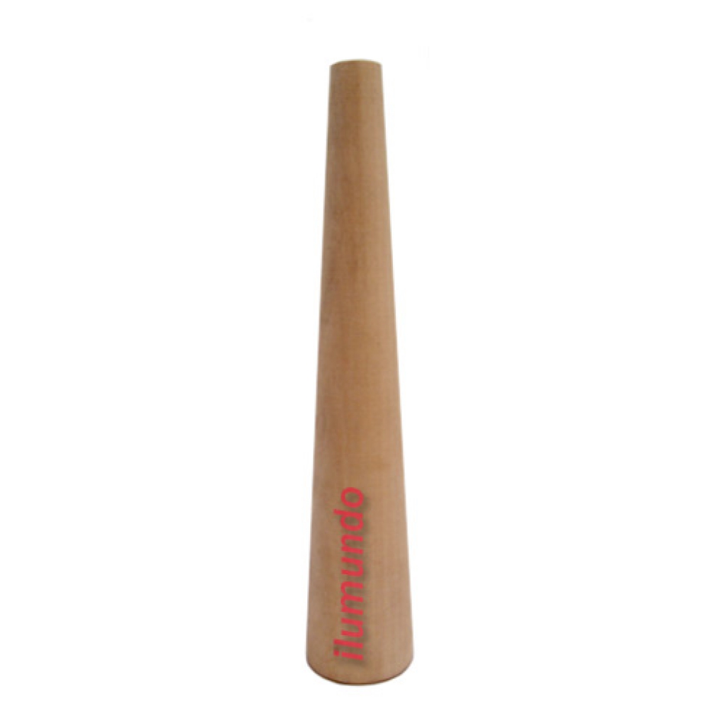 Cono de madera CRUDO x 25cm