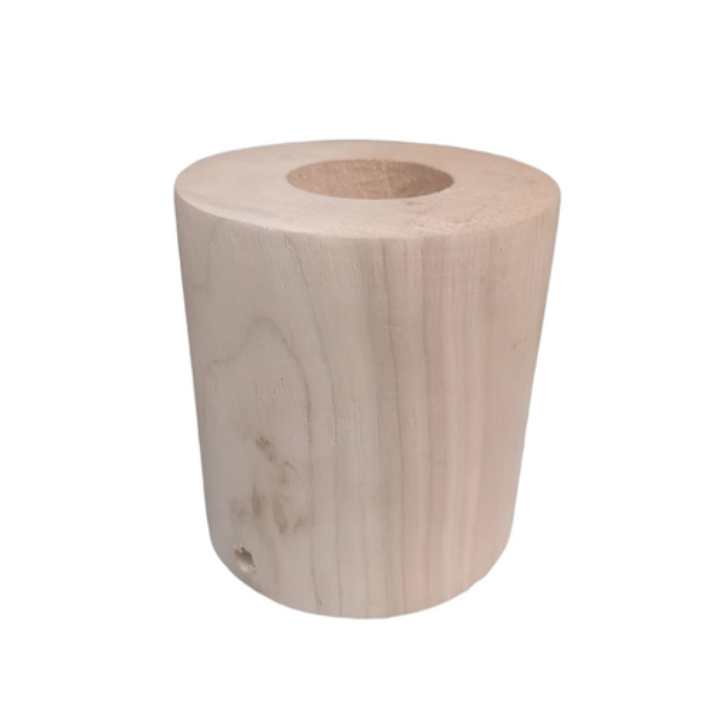 Cilndro de Madera 9cm x 10cm velador