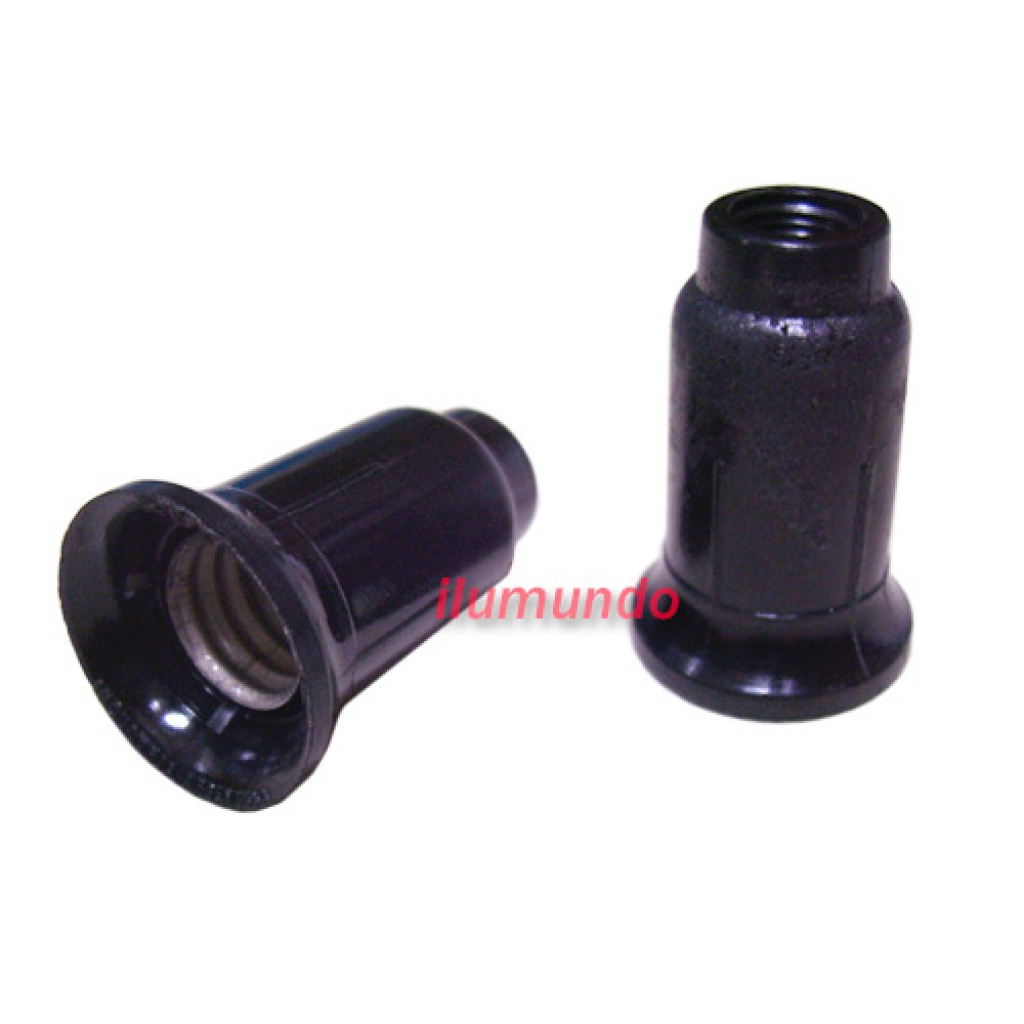 Portalámpara velero E14 Negro